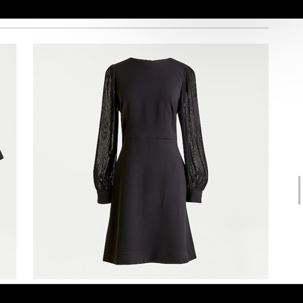 Never worn black j crew dress